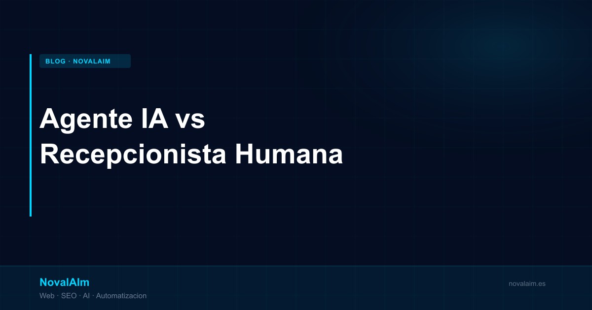 Agente IA vs recepcionista humana: ¿cuál elige más empresas en 2026?