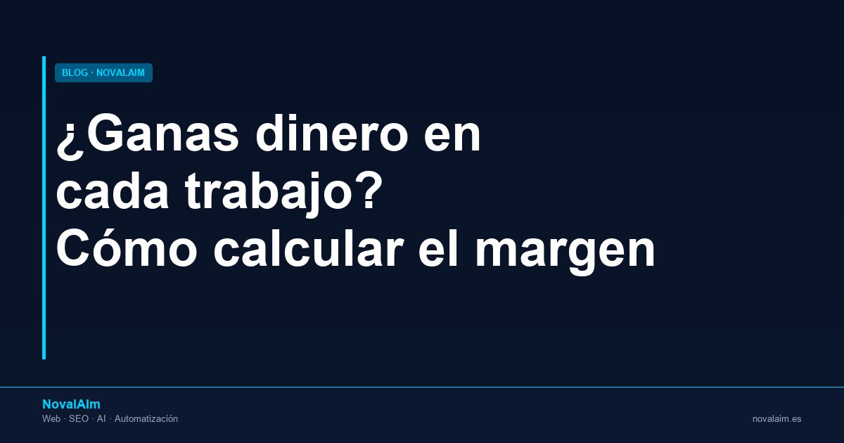 Cómo calcular la rentabilidad real de un trabajo para autónomos de oficios en España